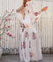 Robe Témoin de Mariage Fleurie