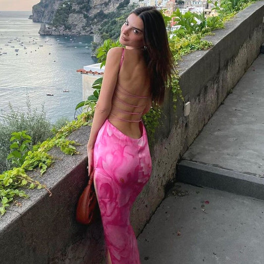 Robe Longue d'Eté Fleurie