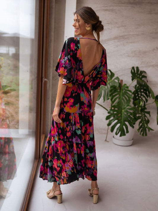 Robe Voile de Coton Fleurie