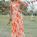 Robe Maxi Grosses Fleurs