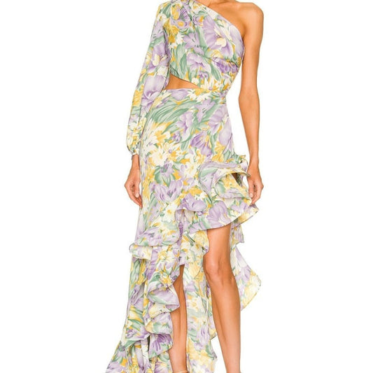Robe de Soirée Mariage Fleurie