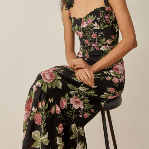 Robe Longue Florale Femme