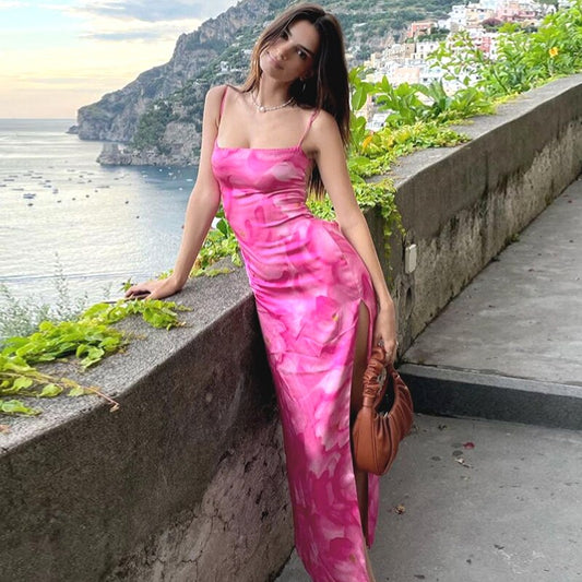 Robe Longue d'Eté Fleurie