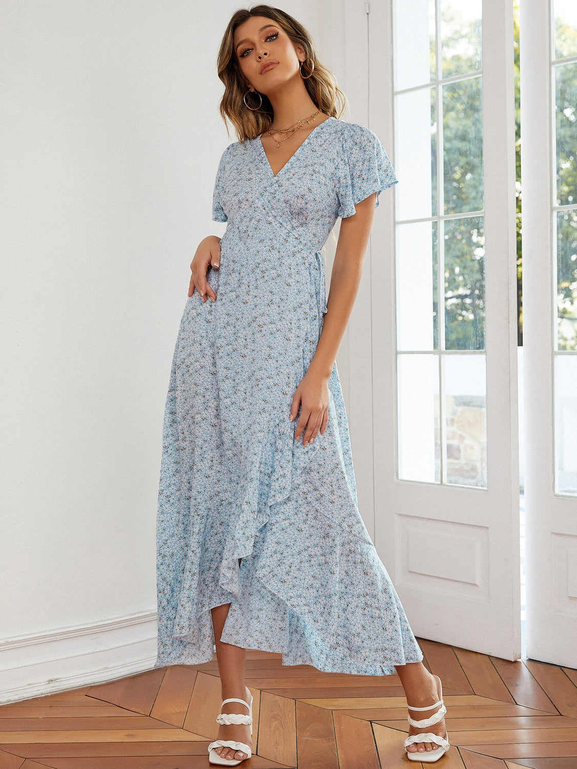 Robe Elégante Fleurs