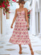 Robe Fleurie Vieux Rose