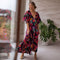Robe Voile de Coton Fleurie