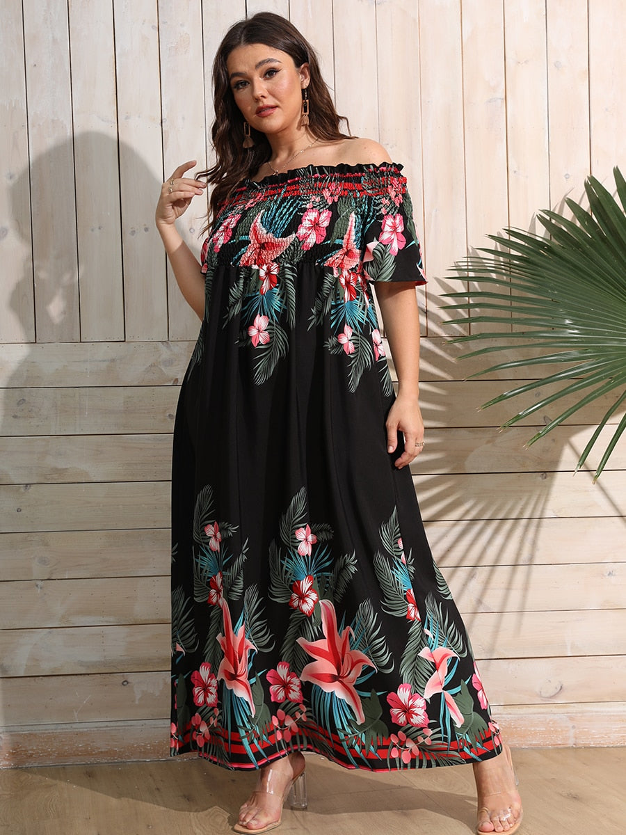 Robe Fleurie Eté Femme Grande Taille