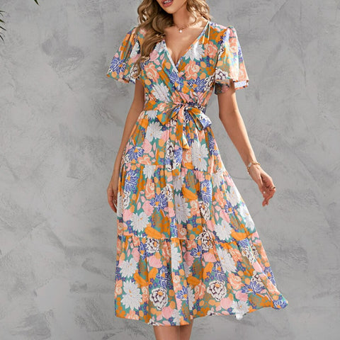 Robe à Fleurs Pour Femme