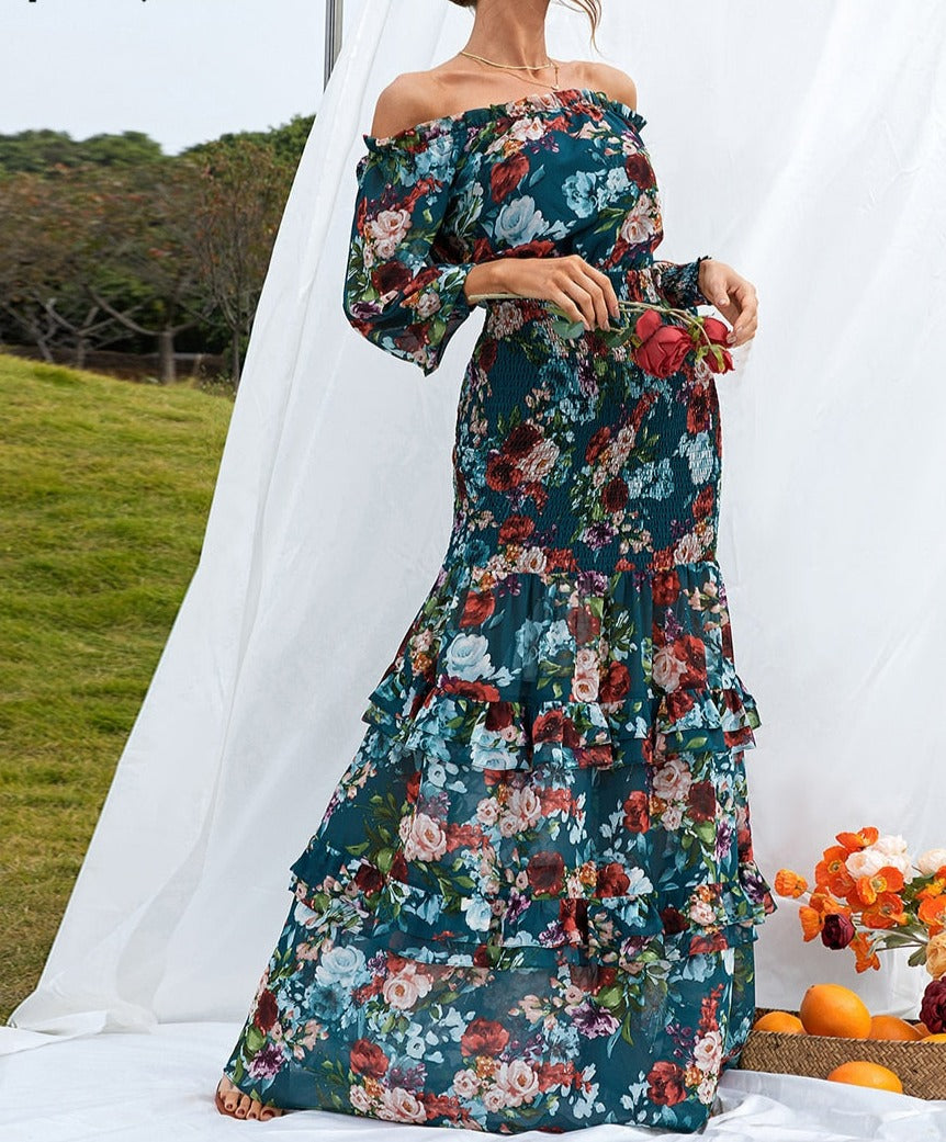 Concours Kangourou Robe Fleurie Longue Ete Robe Fleurie Robe D Ete