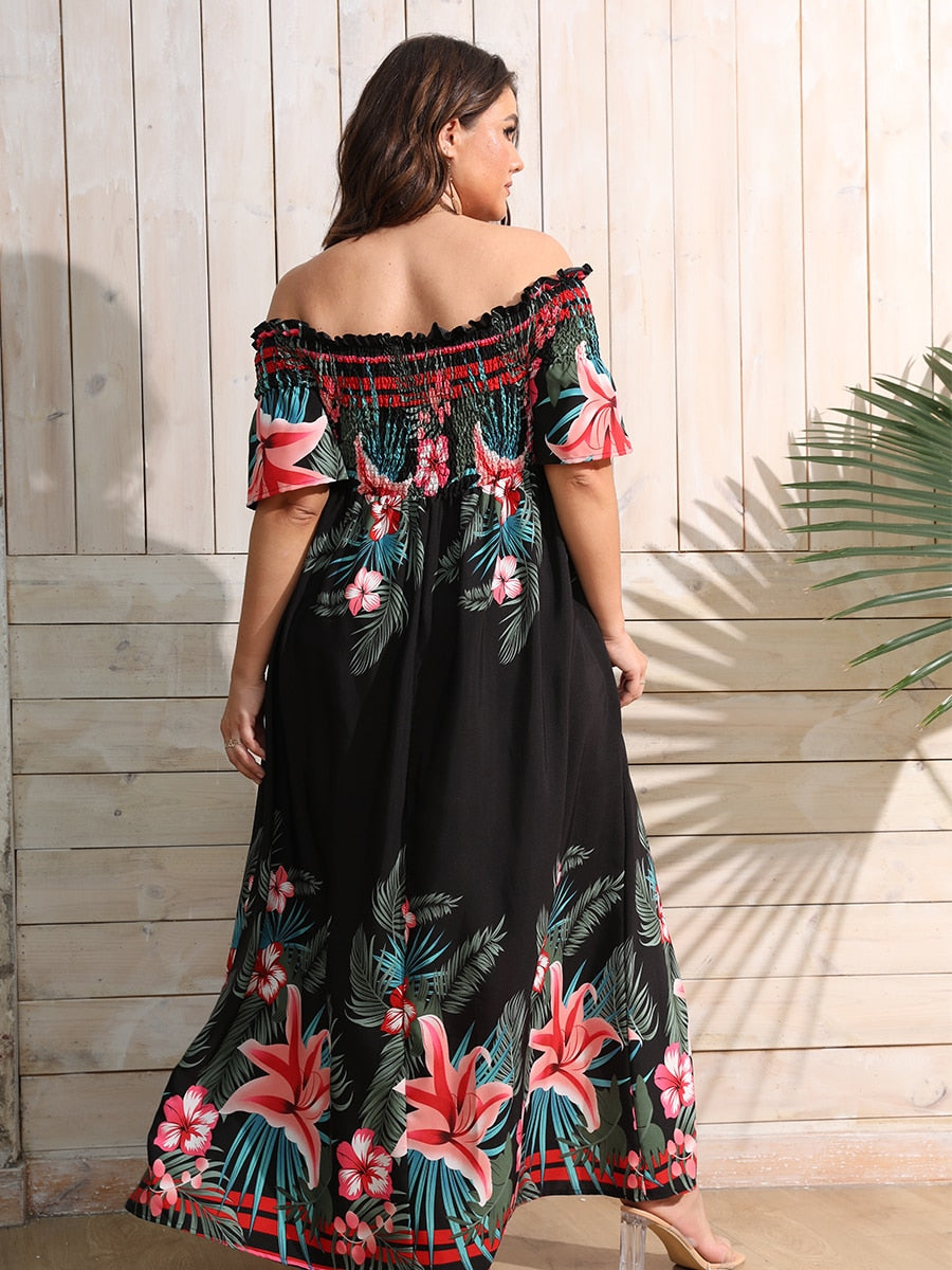 Robe Fleurie Eté Femme Grande Taille