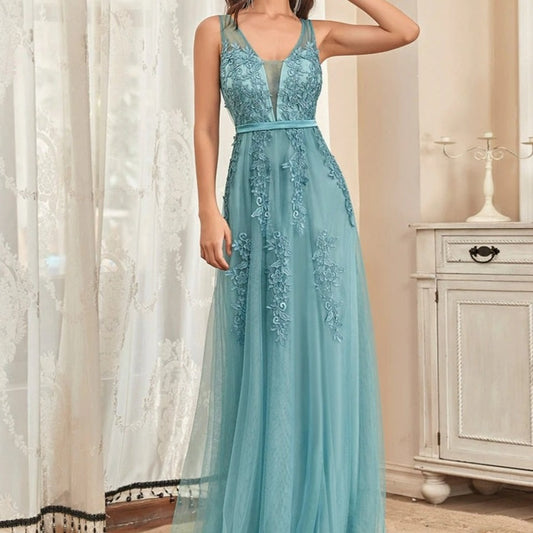 Robe Longue Fleurie Demoiselle d'Honneur