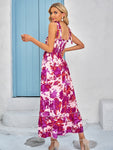 Robe Longue d'Eté à Fleurs pour Femme Boho