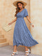 Robe Longue Fleurie Vintage Cintrée