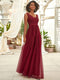 Robe Longue Fleurie Demoiselle d'Honneur