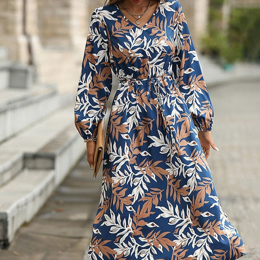 Robe Maxi Printemps Fleur