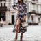 Robe Fleurie Automne Hiver 2021
