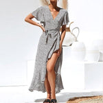 Robe Mi-Longue Fleurie Femme - Vignette | Robe Fleurie