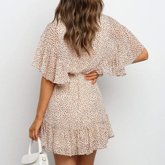 petite robe fleurie blanche 