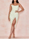 Robe Jaune Pâle Fleurie