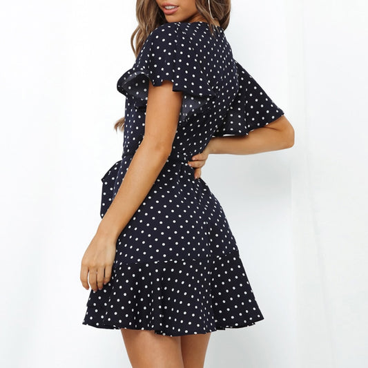 Robe Fleurie Ceinturée