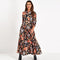robe longue coton fleurie