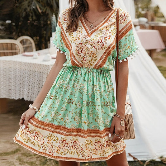 Robe fleurie boho