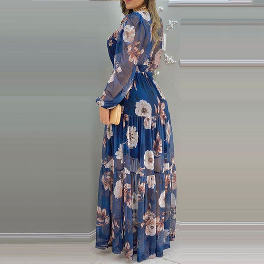 Robe Fleurie de Cérémonie