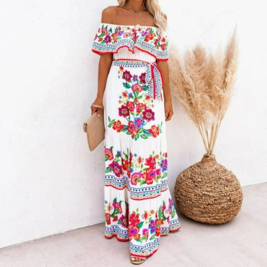 Robe Fleurie Hippie