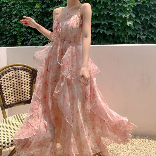 Robe Longue Fleurie Romantique