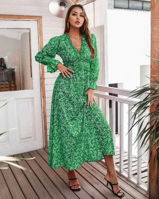 Robe Verte Fluide