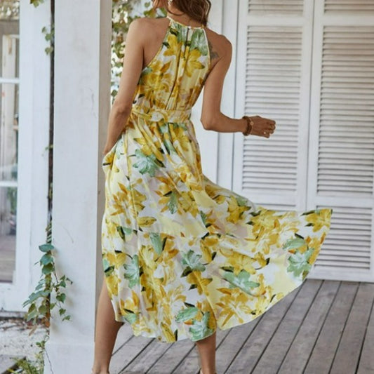 Robe Longue Fleur Eté