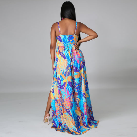 Robe Longue Fendue Eté