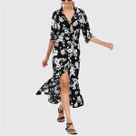 Robe Fleurie Manche 3/4 - Vignette | Robe Fleurie