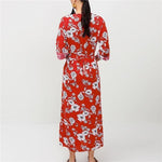 Robe Fleurie Manche 3/4 - Vignette | Robe Fleurie