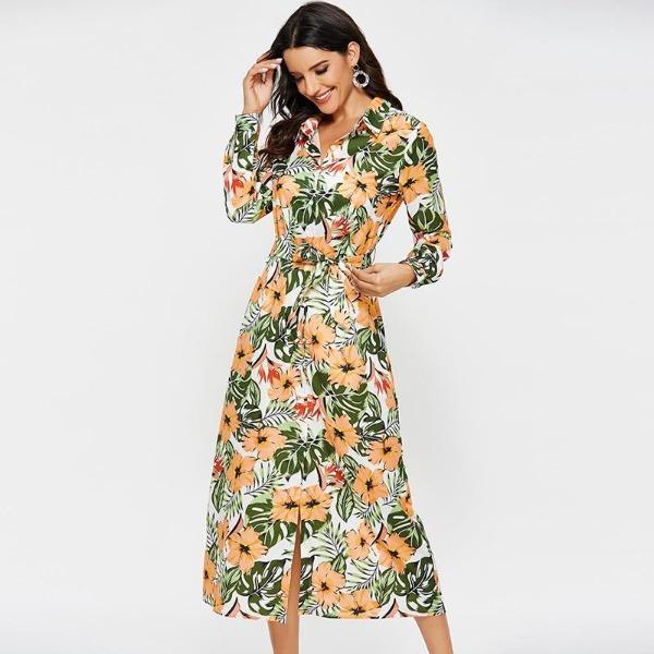 belle robe manche longue