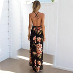 Robe Longue Dos Nu Fleuri - Vignette | Robe Fleurie