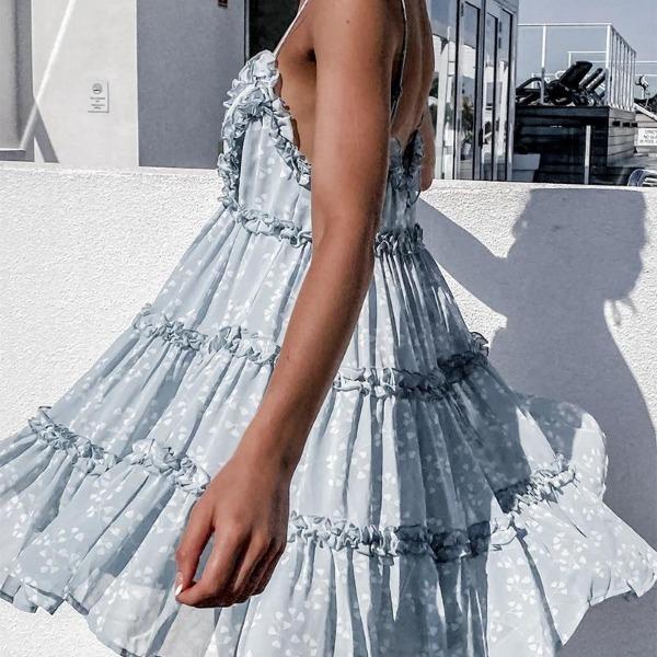 robe nuisette à fleurs